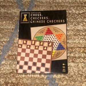 Gallery Chess, Checkers, Chinese Checkers Set - Multicolor